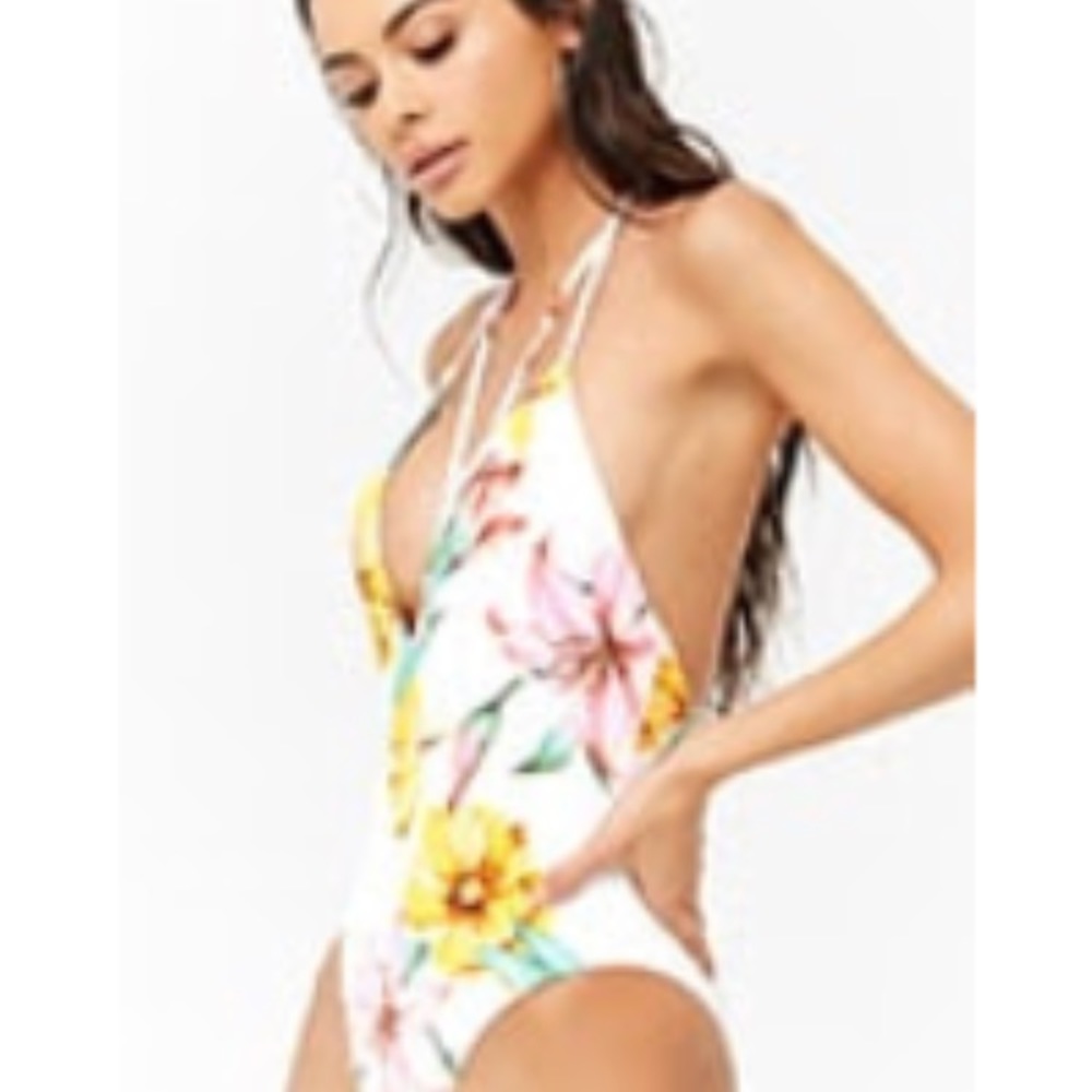 Brand New Floral One Piece Swimsuit